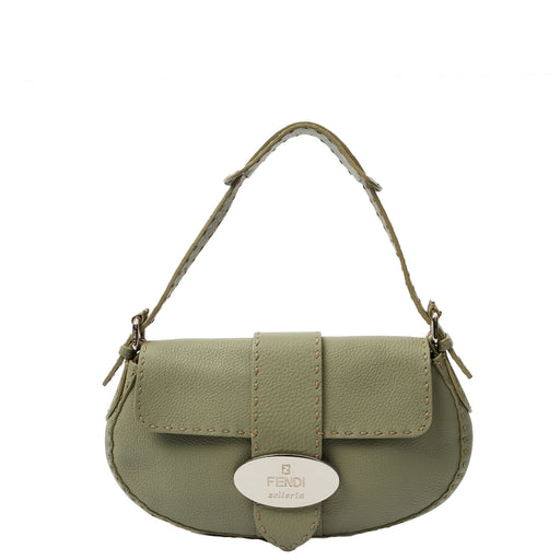 Picture of Fendi Shoulder Bag Selleria  in Blue, Leather