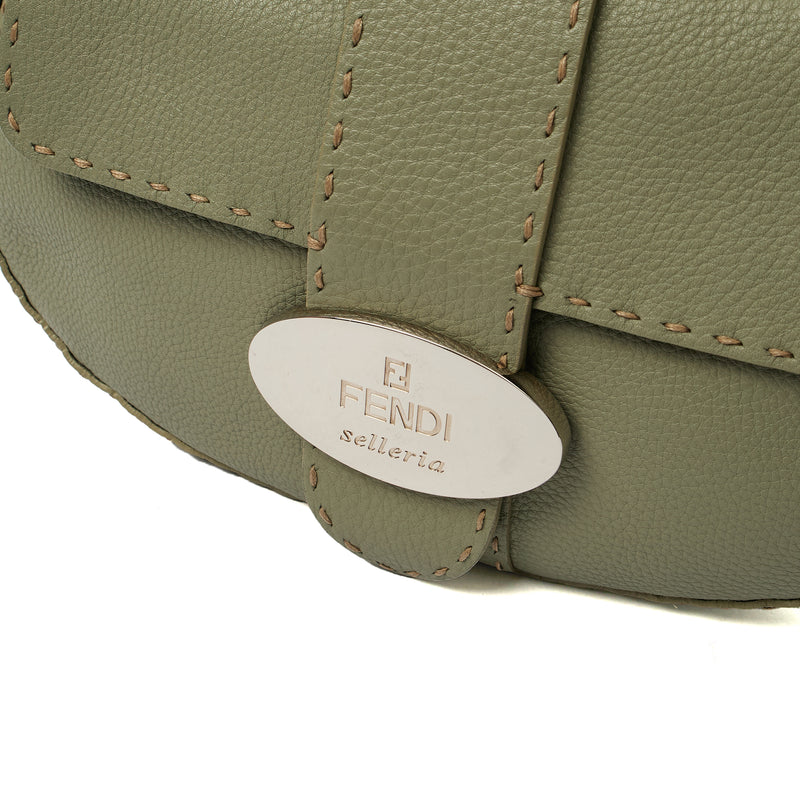 Picture of Fendi Shoulder Bag Selleria  in Blue, Leather