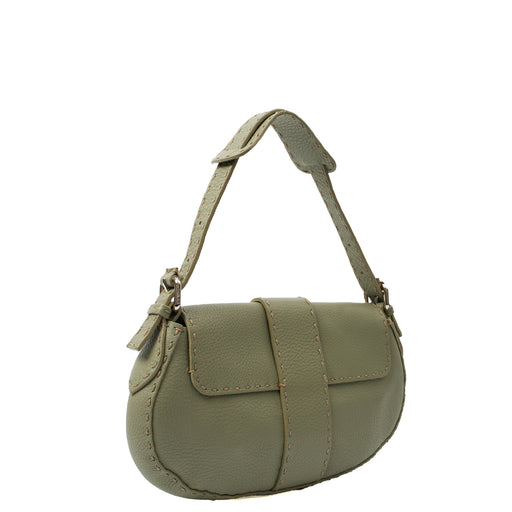 Picture of Fendi Shoulder Bag Selleria  in Blue, Leather