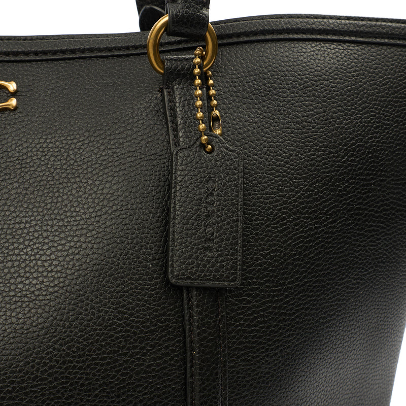 Picture of Coach Tote City Tote in Black, Leather