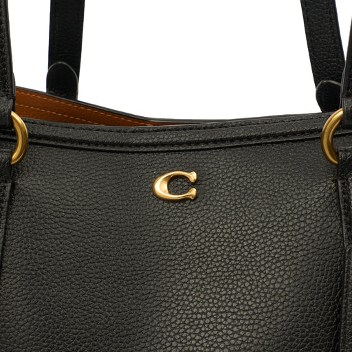 Picture of Coach Tote City Tote in Black, Leather