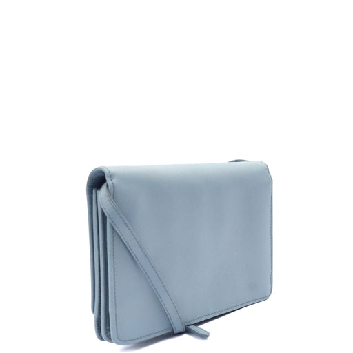 Picture of Prada Cross Body Crossbody in Blue, Saffiano Leather