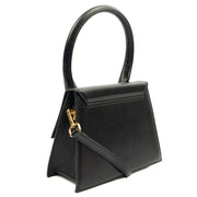 Picture of Jacquemus Top Handle Le Chiquito in Black, Leather