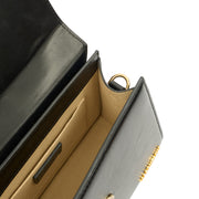 Picture of Jacquemus Top Handle Le Chiquito in Black, Leather