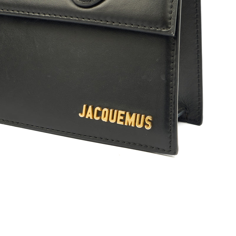 Picture of Jacquemus Top Handle Le Chiquito in Black, Leather