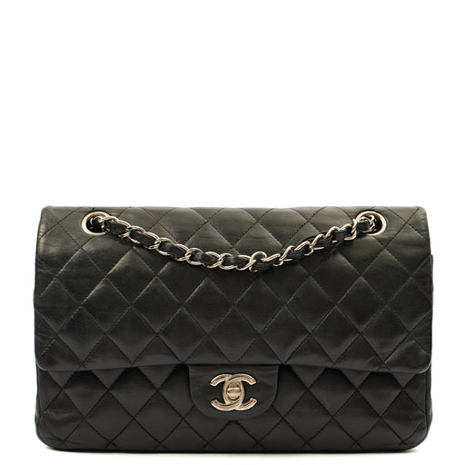 Picture of Chanel Cross Body Classic Double Flap - Medium in Black, Calfskin Leather