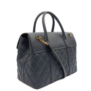 Picture of Mulberry Tote Bayswater with Strap in Elephant, Leather