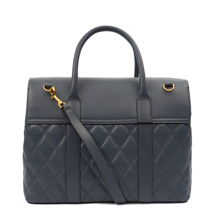 Picture of Mulberry Tote Bayswater with Strap in Elephant, Leather