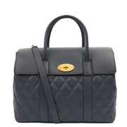 Picture of Mulberry Tote Bayswater with Strap in Elephant, Leather