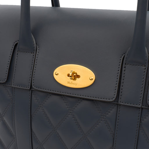 Picture of Mulberry Tote Bayswater with Strap in Elephant, Leather