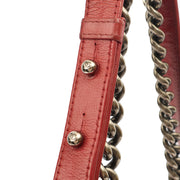 Picture of Chanel Shoulder Bag Boy - Large in Red, Lambskin Leather