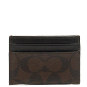Picture of Coach Card Holder Wyn Small Wallet in Brown, Leather