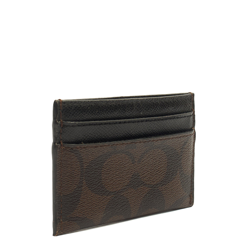 Picture of Coach Card Holder Wyn Small Wallet in Brown, Leather