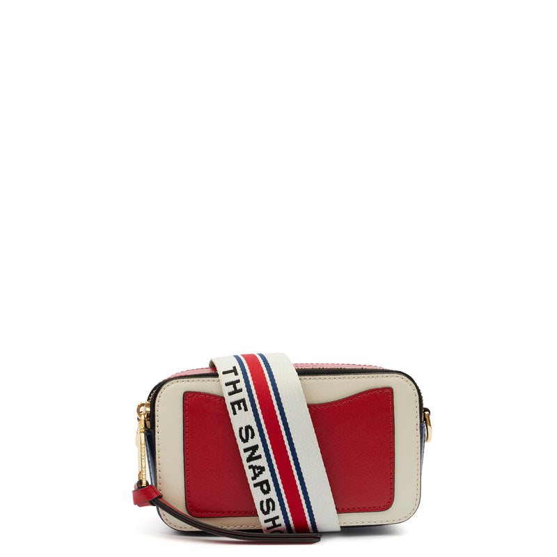 Picture of Marc Jacobs Cross Body Snapshot in White, Leather