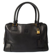 Picture of Loewe Tote Amazona 36 in Black, Leather