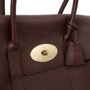 Picture of Mulberry Top Handle Bayswater - New in Black Cherry, Leather