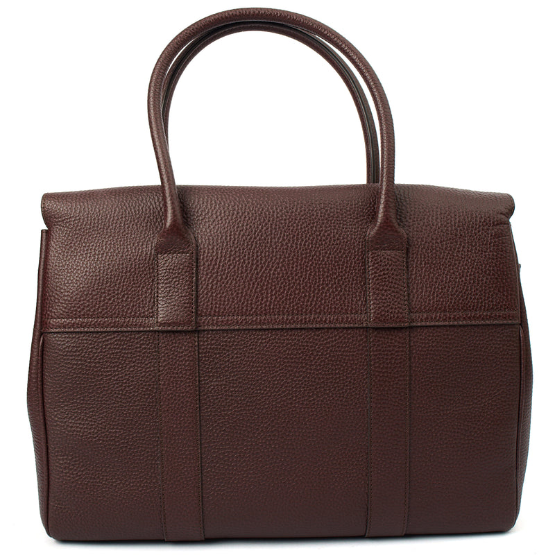 Picture of Mulberry Top Handle Bayswater - New in Black Cherry, Leather