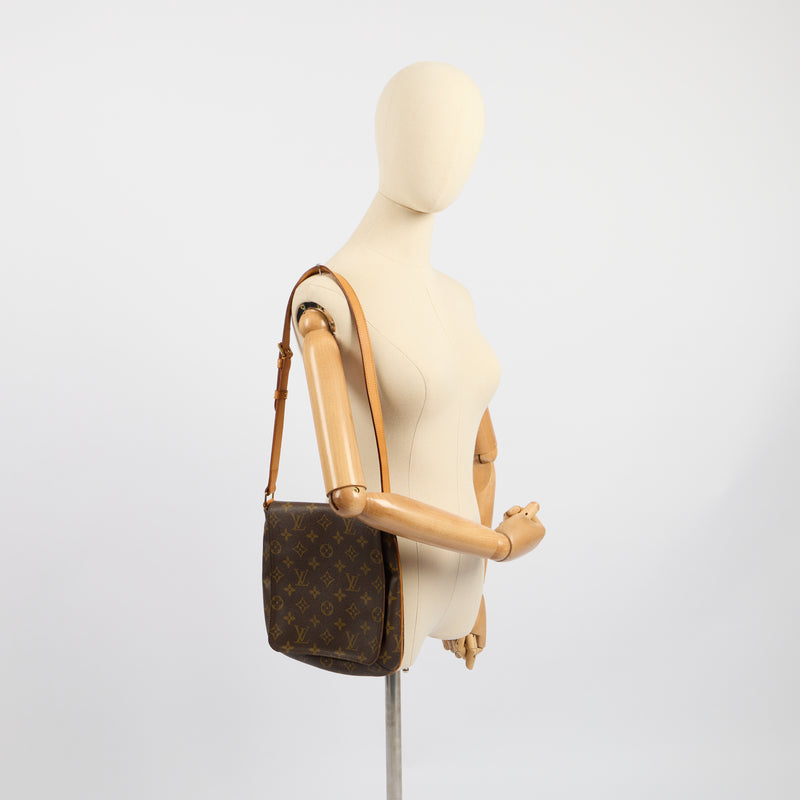 Louis Vuitton Cross Body Musette Salsa PM in Monogram, Canvas