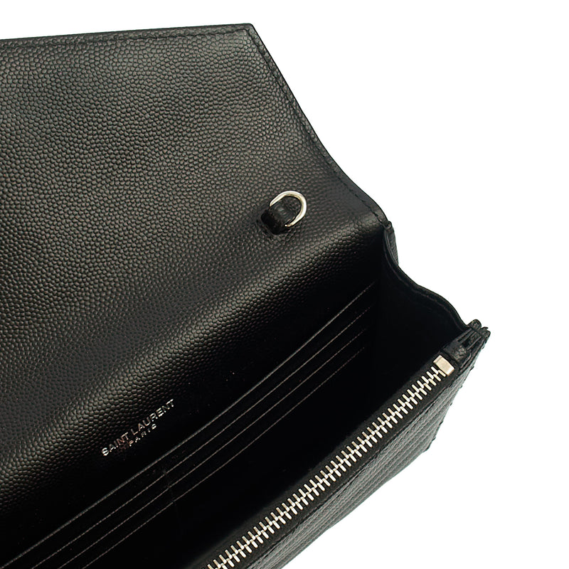 Picture of Saint Laurent Cross Body Kate Small in Black, Calfskin Leather