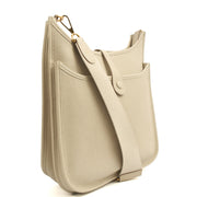 Picture of Hermes Cross Body Evelyne 29 in Beton, Leather