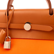 Picture of Hermes Tote Herbag Cabine 50 in Classic Orange, Canvas
