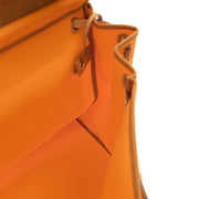 Picture of Hermes Tote Herbag Cabine 50 in Classic Orange, Canvas