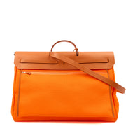 Picture of Hermes Tote Herbag Cabine 50 in Classic Orange, Canvas