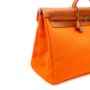 Picture of Hermes Tote Herbag Cabine 50 in Classic Orange, Canvas