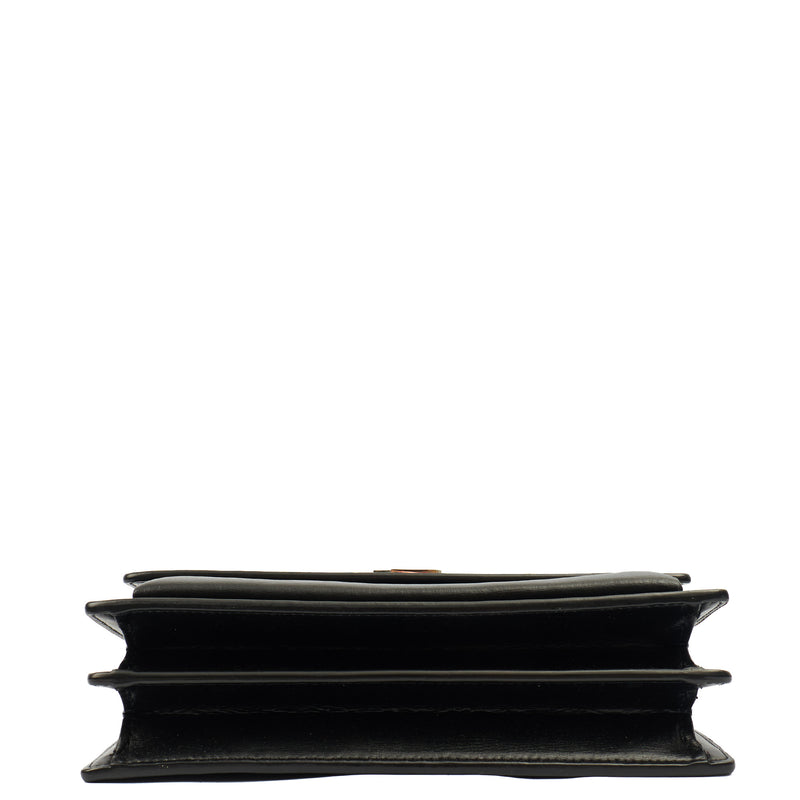 Picture of Saint Laurent Cross Body Sunset - Small in Black, Leather