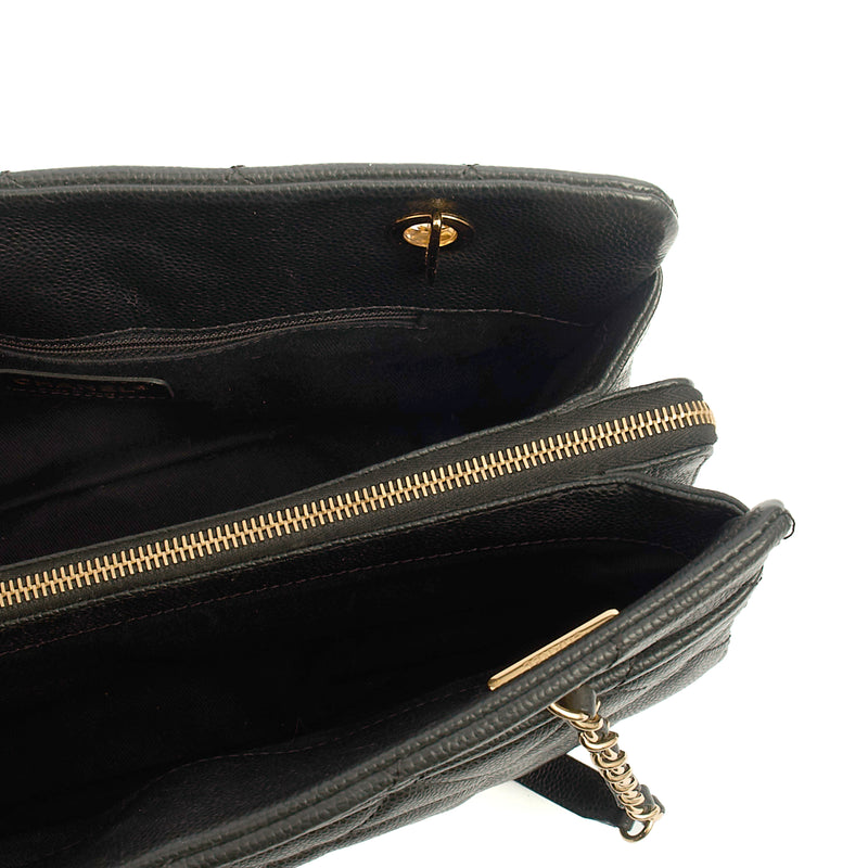Picture of Chanel Tote Timeless CC Shopper in Black, Caviar Leather