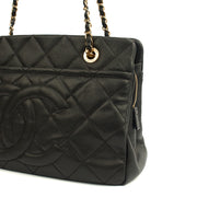 Picture of Chanel Tote Timeless CC Shopper in Black, Caviar Leather