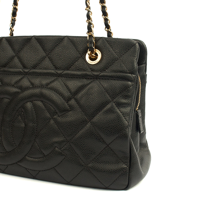 Picture of Chanel Tote Timeless CC Shopper in Black, Caviar Leather