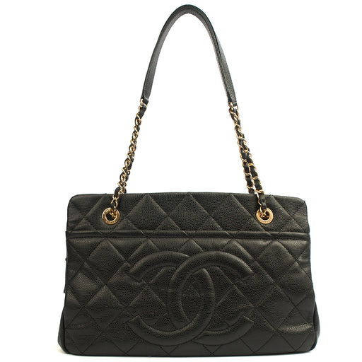 Picture of Chanel Tote Timeless CC Shopper in Black, Caviar Leather