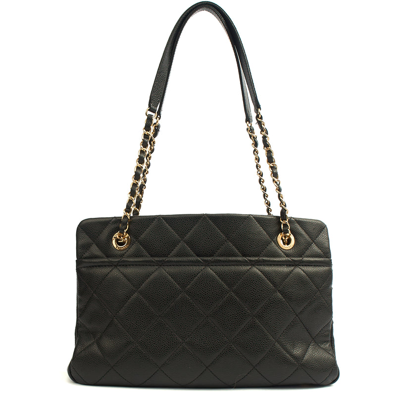 Picture of Chanel Tote Timeless CC Shopper in Black, Caviar Leather