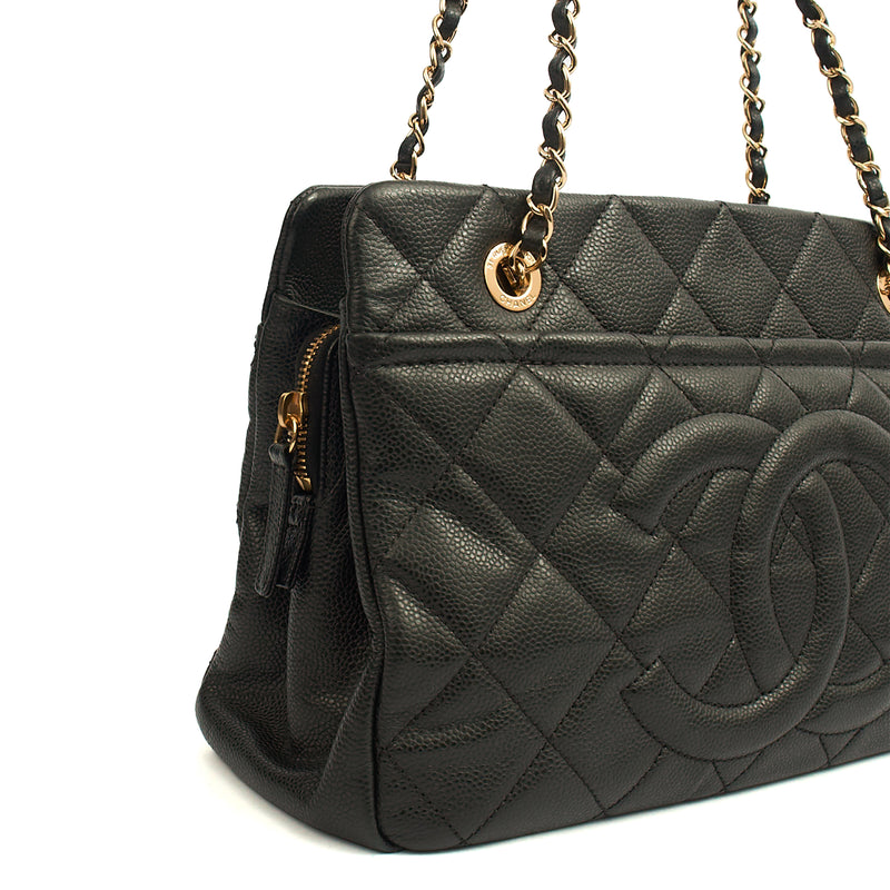 Picture of Chanel Tote Timeless CC Shopper in Black, Caviar Leather