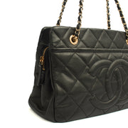 Picture of Chanel Tote Timeless CC Shopper in Black, Caviar Leather