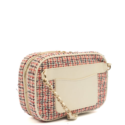 Picture of Chanel Cross Body Camera Bag in White, Fabric