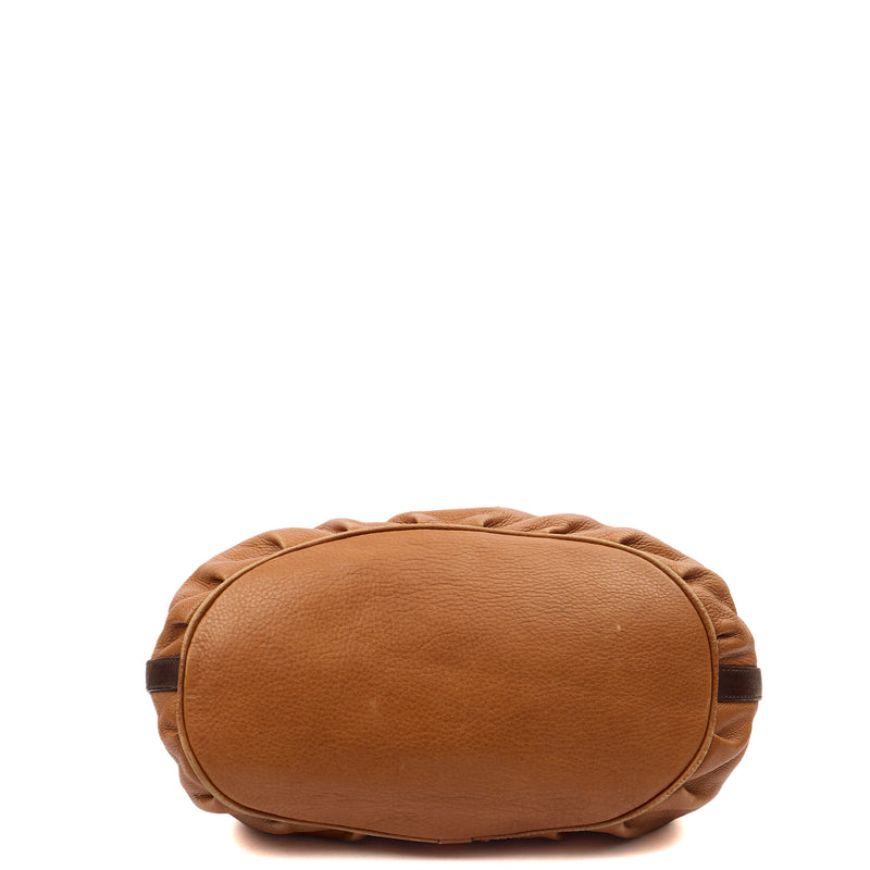 Picture of Mulberry Tote Mitzy Tote in Brown, Calfskin Leather