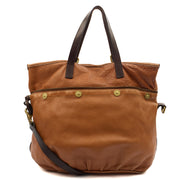 Picture of Mulberry Tote Mitzy Tote in Brown, Calfskin Leather