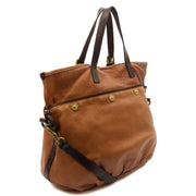 Picture of Mulberry Tote Mitzy Tote in Brown, Calfskin Leather