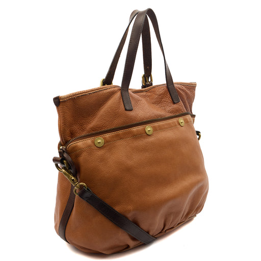 Picture of Mulberry Tote Mitzy Tote in Brown, Calfskin Leather