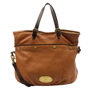 Picture of Mulberry Tote Mitzy Tote in Brown, Calfskin Leather