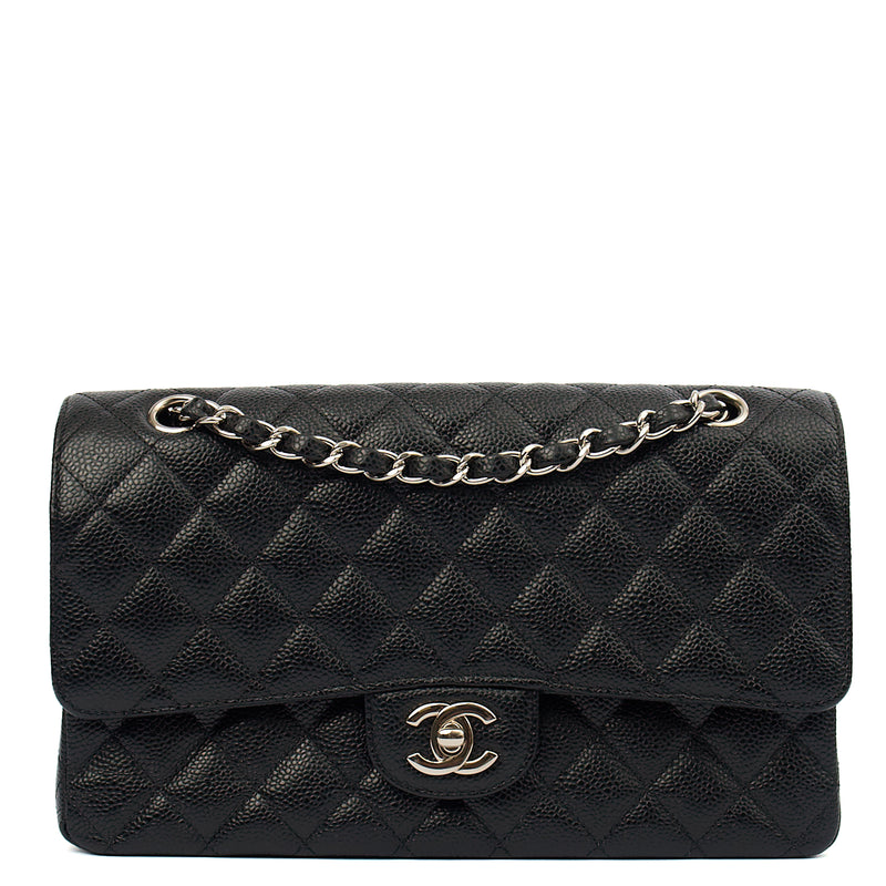 Picture of Chanel Shoulder Bag Classic Double Flap - Medium in Black, Caviar Leather