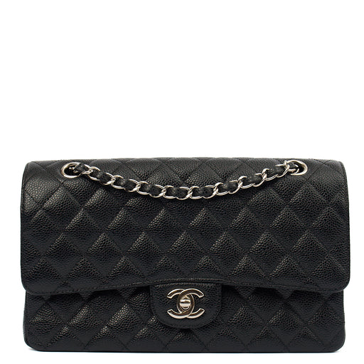 Picture of Chanel Shoulder Bag Classic Double Flap - Medium in Black, Caviar Leather