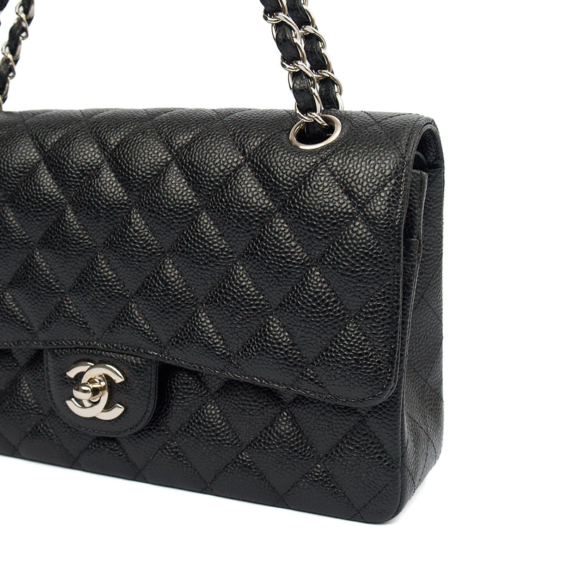 Picture of Chanel Shoulder Bag Classic Double Flap - Medium in Black, Caviar Leather