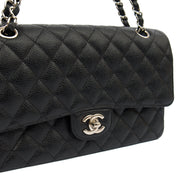 Picture of Chanel Shoulder Bag Classic Double Flap - Medium in Black, Caviar Leather
