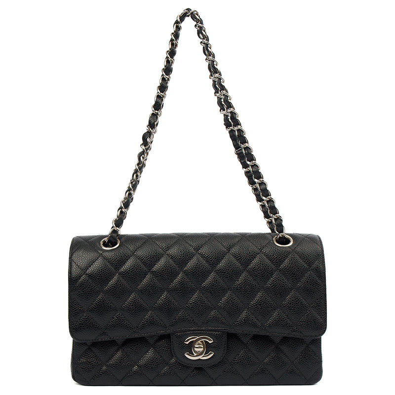 Picture of Chanel Shoulder Bag Classic Double Flap - Medium in Black, Caviar Leather
