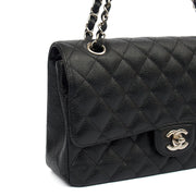 Picture of Chanel Shoulder Bag Classic Double Flap - Medium in Black, Caviar Leather