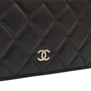 Picture of Chanel Purse Trifold Wallet in Black, Leather