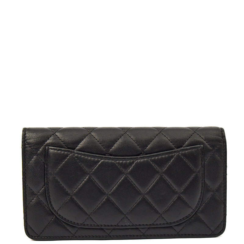 Picture of Chanel Purse Trifold Wallet in Black, Leather